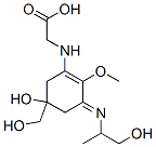 N-[5-Hydroxy-5-(hydroxymethyl)-3-[(2-hydroxy-1-methylethyl)imino]-2-methoxy-1-cyclohexen-1-yl]glycine CAS#: 69281-11-4