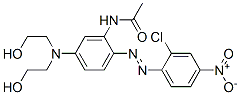 N-[5-[bis(2-hydroxyethyl)amino]-2-[(2-chloro-4-nitrophenyl)azo]phenyl]acetamide CAS#: 62257-17-4