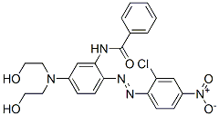 N-[5-[bis(2-hydroxyethyl)amino]-2-[(2-chloro-4-nitrophenyl)azo]phenyl]benzamide CAS#: 68310-06-5