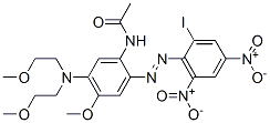 N-[5-[bis(2-methoxyethyl)amino]-2-[(2-iodo-4,6-dinitrophenyl)azo]-4-methoxyphenyl]acetamide CAS#: 62607-26-5