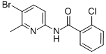 N-(5-bromo-6-methyl-2-pyridinyl)-2-chlorobenzamide CAS#: 638141-78-3
