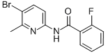 N-(5-bromo-6-methyl-2-pyridinyl)-2-fluorobenzamide CAS#: 638141-77-2