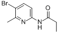 N-(5-bromo-6-methyl-2-pyridinyl)propanamide CAS#: 638140-68-8