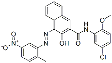 N-(5-chloro-2-methoxyphenyl)-3-hydroxy-4-[(2-methyl-5-nitrophenyl)azo]naphthalene-2-carboxamide CAS#: 67828-20-0