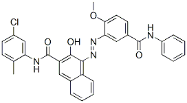 N-(5-chloro-2-methylphenyl)-3-hydroxy-4-[[2-methoxy-5-[(phenylamino)carbonyl]phenyl]azo]naphthalene-2-carboxamide CAS#: 68227-78-1