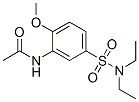 N-[5-[(diethylamino)sulphonyl]-2-methoxyphenyl]acetamide CAS#: 68540-88-5