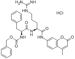 N-CBZ-PHE-ARG 7-AMIDO-4-METHYLCOUMARIN HYDROCHLORIDE CAS#: 65147-22-0