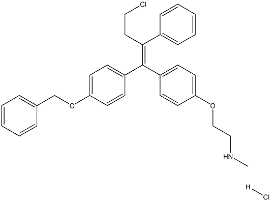 N-DesMethyl 4-Benzyloxy ToreMifene Hydrochloride CAS#: 176671-80-0