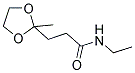 N-ETHYL-(3-(2-METHYL-[1,3]DIOXOLAN-2-YL))PROPIONAMIDE CAS#: 65960-32-9