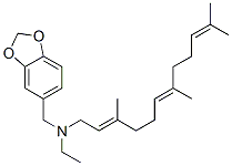 N-Ethyl-N-(3,7,11-trimethyl-2,6,10-dodecatrienyl)-1,3-benzodioxole-5-methanamine CAS#: 66903-18-2
