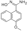 N'-HYDROXY-4-METHOXY-1-NAPHTHALENECARBOXIMIDAMIDE CAS#: 690632-32-7
