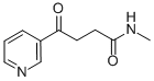 N-METHYL-G-OXO-3-PYRIDINEBUTANAMIDE CAS#: 713-05-3