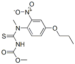 [[N-Methyl-N-(2-nitro-4-propoxyphenyl)amino]thioxomethyl]carbamic acid methyl ester CAS#: 63473-52-9
