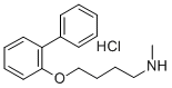 N-Methyl-N-(4-(2-biphenylyloxy)butyl)amine hydrochloride CAS#: 62232-79-5