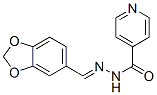 N-(benzo[1,3]dioxol-5-ylmethylideneamino)pyridine-4-carboxamide CAS#: 735-97-7