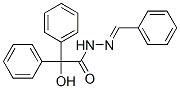 N-(benzylideneamino)-2-hydroxy-2,2-diphenyl-acetamide CAS#: 6976-30-3