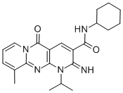 N-cyclohexyl-2-imino-1-isopropyl-10-methyl-5-oxo-1,5-dihydro-2H-dipyrido[1,2-a:2,3-d]pyrimidine-3-carboxamide CAS#: 607385-74-0