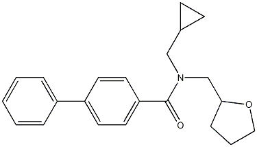 N-(cyclopropylmethyl)-N-(tetrahydro-2-furanylmethyl)[1,1'-biphenyl]-4-carboxamide CAS#: 650590-61-7