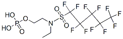 N-ethyl-1,1,2,2,3,3,4,4,5,5,5-undecafluoro-N-[2-(phosphonooxy)ethyl]pentane-1-sulphonamide CAS#: 67939-90-6