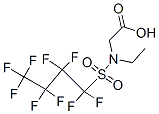 N-ethyl-N-[(nonafluorobutyl)sulphonyl]glycine CAS#: 68957-33-5