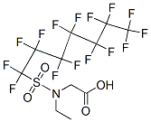N-ethyl-N-[(pentadecafluoroheptyl)sulphonyl]glycine CAS#: 68957-63-1
