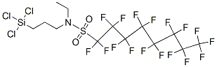 N-ethylheptadecafluoro-N-[3-(trichlorosilyl)propyl]octanesulphonamide CAS#: 67939-42-8