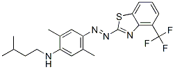 N-isopentyl-4-[[4-(trifluoromethyl)benzothiazol-2-yl]azo]-2,5-xylidine CAS#: 60388-23-0