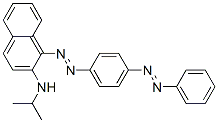 N-(isopropyl)-1-[[4-(phenylazo)phenyl]azo]naphthalen-2-amine CAS#: 64181-63-1
