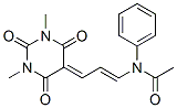 N-phenyl-N-[3-(tetrahydro-1,3-dimethyl-2,4,6-trioxo-5(2H)-pyrimidinylidene)-1-propenyl]acetamide CAS#: 68541-03-7