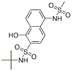 N-(tert-butyl)-1-hydroxy-5-[(methylsulphonyl)amino]naphthalene-2-sulphonamide CAS#: 63059-34-7