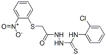 N1-(2-CHLOROPHENYL)-2-{2-[(2-NITROPHENYL)THIO]ACETYL}HYDRAZINE-1-CARBOTHIOAMIDE CAS#: 675104-36-6