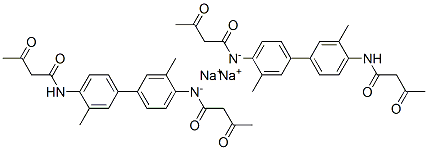N,N'-(3,3'-dimethyl[1,1'-biphenyl]-4,4'-diyl)bis[3-oxobutyramide], disodium salt CAS#: 68540-94-3