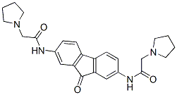 N,N'-(9-Oxo-9H-fluorene-2,7-diyl)bis[1-pyrrolidineacetamide] CAS#: 64953-57-7