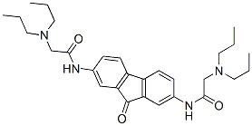 N,N'-(9-Oxo-9H-fluorene-2,7-diyl)bis[2-(dipropylamino)acetamide] CAS#: 65091-40-9
