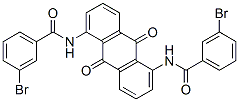 N,N'-(9,10-Dihydro-9,10-dioxoanthracene-1,5-diyl)bis[3-bromobenzamide] CAS#: 6471-04-1