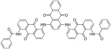 N,N'-[(9,10-dihydro-9,10-dioxoanthracene-1,4-diyl)bis[imino(9,10-dihydro-9,10-dioxoanthracene-5,1-diyl)]]bis(benzamide) CAS#: 61791-80-8