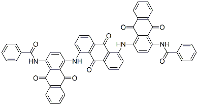 N,N'-[(9,10-dihydro-9,10-dioxoanthracene-1,5-diyl)bis[imino(9,10-dihydro-9,10-dioxoanthracene-1,4-diyl)]]bisbenzamide CAS#: 67892-98-2