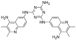 N,N'-Bis(4-amino-2,3-dimethyl-6-quinolinyl)-1,3,5-triazine-2,4,6-triamine CAS#: 6846-09-9