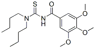 N,N-Dibutyl-N'-(3,4,5-trimethoxybenzoyl)thiourea CAS#: 67716-04-5
