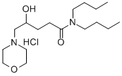 N,N-Dibutyl-gamma-hydroxy-4-morpholinepentanamide monohydrochloride CAS#: 65446-86-8