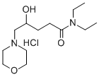 N,N-Diethyl-gamma-hydroxy-4-morpholinepentanamide monohydrochloride CAS#: 65446-85-7