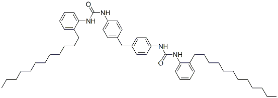 N,N''-(methylenedi-p-phenylene)bis[N'-(dodecylphenyl)urea] CAS#: 68084-56-0
