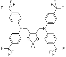 (+)-O-ISOPROPYLIDENE-2,3-DIHYDROXY-1,4-BIS[BIS(4-TRIFLUOROMETHYLPHENYL)PHOSPHINO]BUTANE CAS#: 184095-64-5