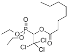 O,O-Diethyl 2,2,2-trichloro-1-octanoyloxyethyl phosphonate CAS#: 69382-11-2