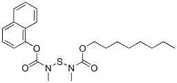 [[Octyloxycarbonyl(methyl)amino]thio]-N-methylcarbamic acid 1-naphtyl ester CAS#: 65907-42-8