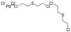 PALLADOUSCHLORIDE,BIS(DI-(BETA-CHLOROETHYL)SULPHIDE) CAS#: 64047-28-5