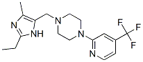 PIPERAZINE, 1-[(2-ETHYL-4-METHYL-1H-IMIDAZOL-5-YL)METHYL]-4-[4-(TRIFLUOROMETHYL)-2-PYRIDINYL]- CAS#: 674292-58-1