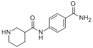 PIPERIDINE-3-CARBOXYLIC ACID (4-CARBAMOYL-PHENYL)-AMIDE CAS#: 609780-68-9