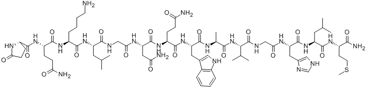 PYR-GLN-LYS-LEU-GLY-ASN-GLN-TRP-ALA-VAL-GLY-HIS-LEU-MET-NH2 CAS#: 66839-66-5