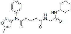 Pentanediamide, N-[2-(cyclohexylamino)-2-oxoethyl]-N-(5-methyl-3-isoxazolyl)-N-phenyl- (9CI) CAS#: 603945-83-1